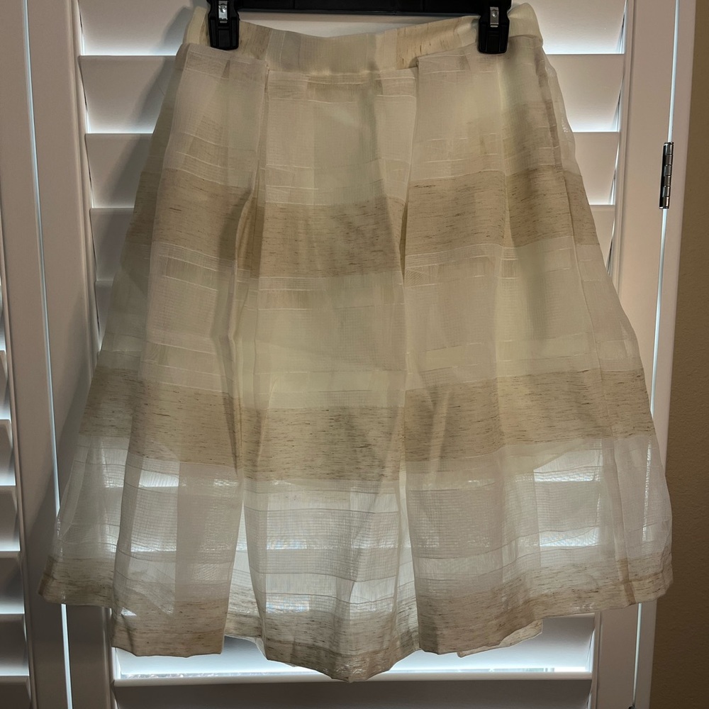 BNWT Space 46 striped tulle skirt